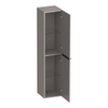 BRAUER Elevate armoire de salle de bains - 160x35x35cm - sans poignées rapportées - 2 portes - ouverture à gauche ou à droite - taupe mat SW1199995