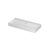 Ink unlimited lavabo 100x11x45cm 0 trous pour robinet 1 évier porcelaine blanc brillant SB0202061