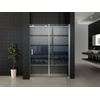 Wiesbaden Slide Nis schuifdeur - 140x200cm - 8mm - nano helder glas - chroom SW62385