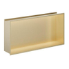 Crosswater Douche Nis - 61x30.5cm - LED-lichtstrip - geborsteld messing (goud) SW1176245