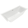 Villeroy & Boch Subway 3.0 baignoire - 180x80cm - rectangulaire encastrée système de remplissage stone white SW641574
