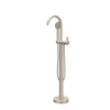 IVY Pact Mitigeur de bain autoportant - bec pivotant - 150cm - flexible de douche - douchette main satin mist - nickel brossé PVD SW1031173