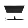 Best Design RVS Nero brause 300 regendouche vierkant mat zwart SW280438 Best Design RVS Nero brause 300 regendouche vierkant mat zwart SW280438