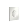 Grohe Skate air WC bedieningsplaat enkele spoeling verticaal wit 0729130 Grohe Skate air WC bedieningsplaat enkele spoeling verticaal wit 0729130