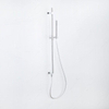 Fugaflow Eccelente Sobrado Ensemble de barre de douche - coude de raccordement mural intégré - flexible de douche lisse - chrome SW1212573