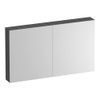 BRAUER Impress Deluxe spiegelkast - 120x70x15cm - interne en externe verlichting - 2 dubbelzijdige spiegeldeuren - Timber Grey SW1198954