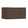 H&R Badmeubelen Juice Meuble sous vasque - 80x45x40cm - angles arrondis - 1 tiroir - poignée intégrée - coffee SW1488657