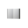 INK SPK2 spiegelkast – 100x74x14 cm – 2 deuren, dubbelzijdige spiegeldeuren – Antraciet mat SW353368
