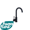 FugaFlow Eccelente Sobrado Mitigeur lavabo rehaussé avec bec rotatif Noir mat SW1123452