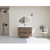 HR Infinity XXL ensemble de meubles de salle de bain 3d 100 cm 1 lavabo en céramique blanc 1 trou de robinet 2 tiroirs charleston SW863498