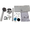 Villeroy & Boch Toebehoren Omnia Pro overloopgarnituur - voor gootsteen dubbel - Chrome (glans rvs) 0140165