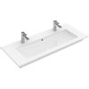 Villeroy en Boch Venticello meubelwastafel met 2 kraangaten 120x50cm met overloop wit 1025106 Villeroy en Boch Venticello meubelwastafel met 2 kraangaten 120x50cm met overloop wit 1025106
