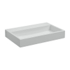 Clou Mini Wash Me Plus fontein 48x32x7.5cm zonder kraangat keramiek wit SW333539 Clou Mini Wash Me Plus fontein 48x32x7.5cm zonder kraangat keramiek wit SW333539
