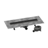 Hansgrohe RainDrain Go Douchegoot - 60cm - standaard/vlakke installatie - betegelbaar - mat zwart SW1590413