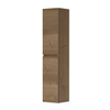 INK Fineer Badkamerkast - 35x37x169cm - 2 deuren - Links en rechtsdraaiend - greeploos - MDF - ash grey SW493345