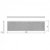Mosa global collection plint 7x29.6cm engelsrood grof gespikkeld mat SW362767 Mosa global collection plint 7x29.6cm engelsrood grof gespikkeld mat SW362767