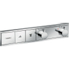 Hansgrohe Rainselect Afbouwdeel - voor inbouw douchekraan - thermostatisch - voor 2 functies - 45.6x90cm - thermostaat - hoogglans chroom SW358767
