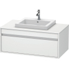Duravit Ketho Meuble sous-lavabo avec 1 tiroir pour 1 lavabo encastrable 100x42.6x55cm blanc 0300559