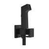 Hansgrohe Bidette E KW doucheslang 125cm/Porter mat zwart SW1566698