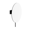 Hotbath Gal Vergrotingsspiegel met wandmontage Mat zwart SW656174