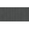 ÉCHANTILLON Ceralto Lazaro Bande décorative - 60x120cm - 9mm - rectifié - grès cérame - Tarmac (Noir) SW1170819