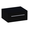 Saniclass Sharp onderkast 59x27x45.5cm met wastafelblad met softclose 0 deuren 1 lade Zwart hoogglans SW86424 Saniclass Sharp onderkast 59x27x45.5cm met wastafelblad met softclose 0 deuren 1 lade Zwart hoogglans SW86424
