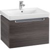Villeroy & Boch Subway 2.0 Meuble sous lavabo 63.7x45.4x41.6cm pour lavabo 7113 65cm Chêne graphite 1024286 Villeroy & Boch Subway 2.0 Meuble sous lavabo 63.7x45.4x41.6cm pour lavabo 7113 65cm Chêne graphite 1024286