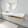 MONDIAZ ALAN 200cm badmeubel planchet washed oak Vrijhangende wastafel cloud rechts zonder kraangat kleur talc SW408699 MONDIAZ ALAN 200cm badmeubel planchet washed oak Vrijhangende wastafel cloud rechts zonder kraangat kleur talc SW408699
