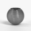 Astro Nara Globe Ribbed verre séparé - fumé SW1204532