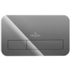 Villeroy en boch Viconnect 2 knops bedieningsplaat glas glossy grey GA37626 Villeroy en boch Viconnect 2 knops bedieningsplaat glas glossy grey GA37626