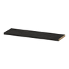 INK 35d étagère murale - 120x35x3.5cm - bord avant chanfreiné - pour niche - MFC Chêne charbon SW493818