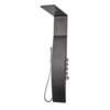 Best Design Berdorf douchepaneel aluminium mat zwart 1470x2030 mm SW279876 Best Design Berdorf douchepaneel aluminium mat zwart 1470x2030 mm SW279876