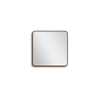 FugaFlow Eccelente Arredo 2.0 Square Miroir carré 80x80cm arrondi cadre noir mat SW1123403