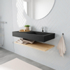 MONDIAZ ALAN 100cm badmeubel planchet washed oak Vrijhangende wastafel cloud rechts 1 kraangat kleur urban SW408767 MONDIAZ ALAN 100cm badmeubel planchet washed oak Vrijhangende wastafel cloud rechts 1 kraangat kleur urban SW408767
