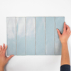 Terravito Pavero wandtegel - 7.5x30cm - Rechthoek - 8.6mm - Sky mat SW295845