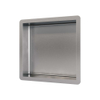 Brauer Brushed Edition Niche encastrable - 30x30cm inox brossé SW680101