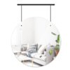 Miroir Umbra Exhibit 61x77x3cm verre noir SW539586