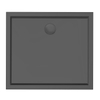 Xenz mariana receveur de douche 90x80x4cm rectangle acrylique ébène SW378601