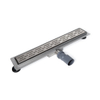 Saniclass douchegoot met flens 60x7x6.7cm ondiep met zijuitloop RVS SW8508 Saniclass douchegoot met flens 60x7x6.7cm ondiep met zijuitloop RVS SW8508