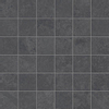 Atlas concorde solution mosaïque 29.6x29.6cm 8mm rectifiée aspect pierre naturelle noir SW863144