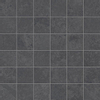 Terravito Solido carreau mosaïque - 29.6x29.6cm - 8mm - rectifié - Aspect pierre naturelle - Noir SW863144