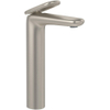 Villeroy & Boch Antao 1 greeps wastafelkraan verhoogd - met push open afvoergarnituur - Brushed Nickel (rvs) SW974199