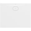 Villeroy & Boch Ecora douchebak - 100x80x3.5cm - afvoer lange zijde - stone white (wit) SW1558907