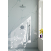 Fortifura Calvi Inbouw Regendoucheset - rond - thermostatisch - wandarm - 25cm - hoofddouche - staaf handdouche - PVD - geborsteld RVS SW1189331