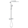 GROHE Vitalio Joy+ System 350x230 douchesysteem met thermostaatkraan - hoofddouche en handdouche - 35x23cm - chroom SW1590105