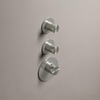 Hotbath Archie Afbouwdeel thermostaat - met 2 stopkranen RVS 316 - mat RVS SW230333