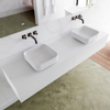 MONDIAZ LAGOM 190cm badmeubel solid surface talc 2 lades Wastafel BINX opzetkom dubbel zonder kraangat SW409168 MONDIAZ LAGOM 190cm badmeubel solid surface talc 2 lades Wastafel BINX opzetkom dubbel zonder kraangat SW409168