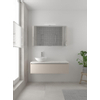 Bruynzeel Giro badmeubelset 49x120x46cm 1 wasbak 1 lade met spiegelkast met softclose composite kasjmier grijs SW384287 Bruynzeel Giro badmeubelset 49x120x46cm 1 wasbak 1 lade met spiegelkast met softclose composite kasjmier grijs SW384287