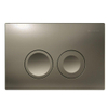 Saniclass bedieningplaat met dualflush frontbediening voor Geberit UP100 inbouwreservoir 24.6x16.4cm mat donkerbruin SW522609 Saniclass bedieningplaat met dualflush frontbediening voor Geberit UP100 inbouwreservoir 24.6x16.4cm mat donkerbruin SW522609