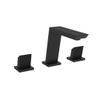 Crosswater Limit Wastafelkraan - 3-Gats - opbouw - mat zwart SW928272